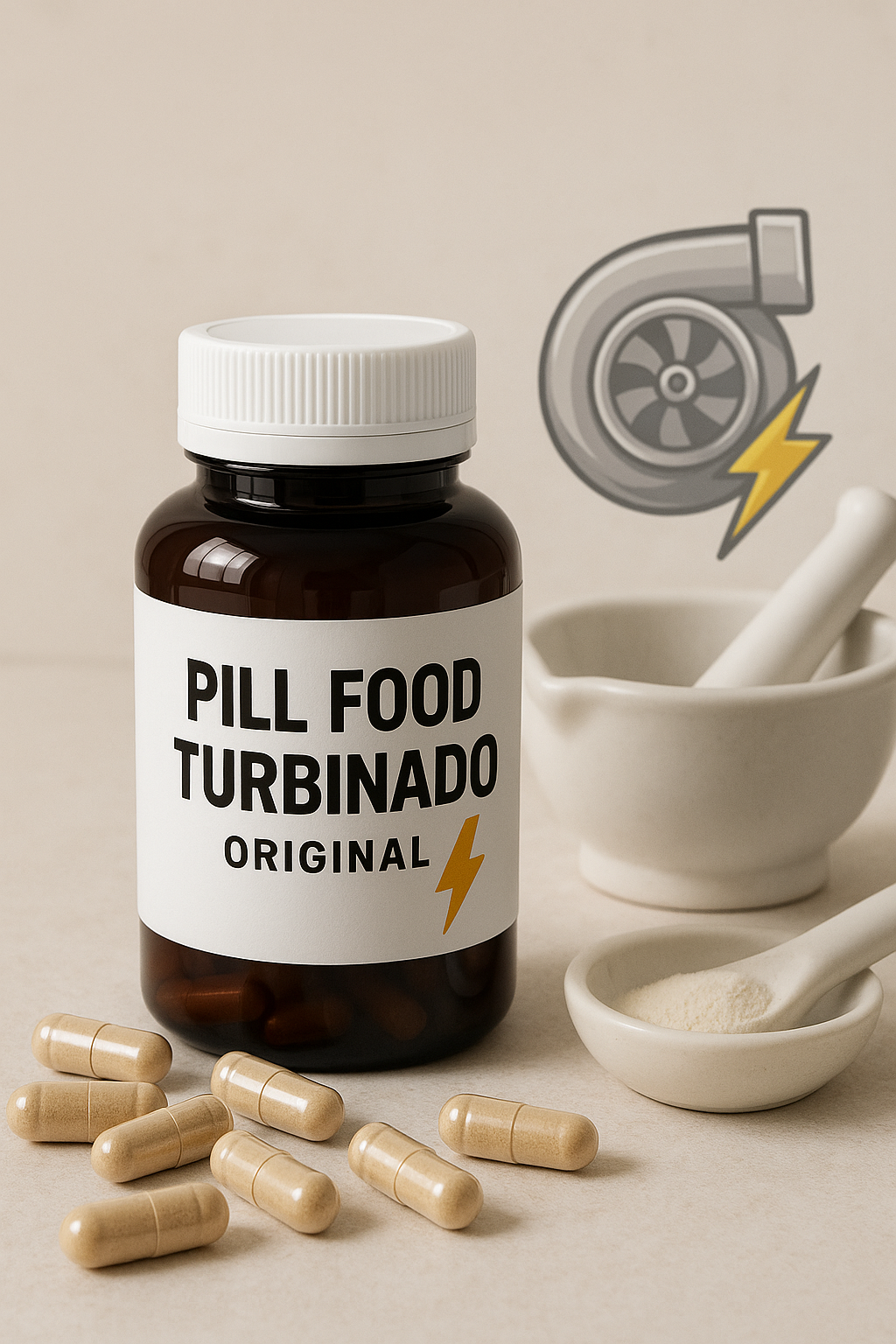 Pill Food Turbinado Original: Para Que Serve, Benefícios e Personalização em Farmácia de Manipulação