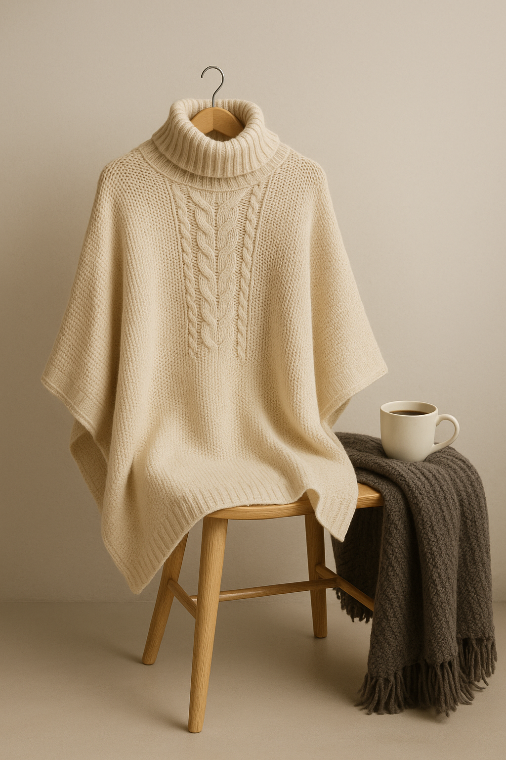 Poncho Tricot Feminino: Elegância, Conforto e Estilo para os Dias Frios